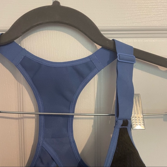 COPY - Victoria's Secret Sport Sports Bra Black Blue Size 34C - Picture 3 of 10